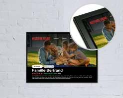 Affiche Netflix personnalisée