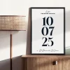 Affiche personnalisée - Date Marquante
