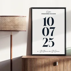 Affiche personnalisée - Date Marquante