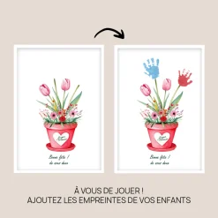 Affiche personnalisée - Empreintes