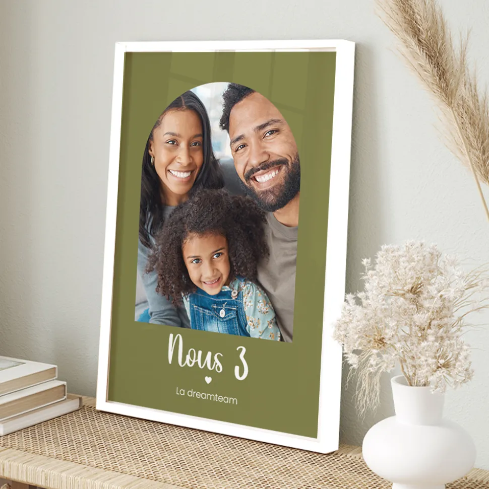 Affiche personnalisée - Instantané d'Amour