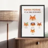 Affiche personnalisée - Maman Renard et sa meute