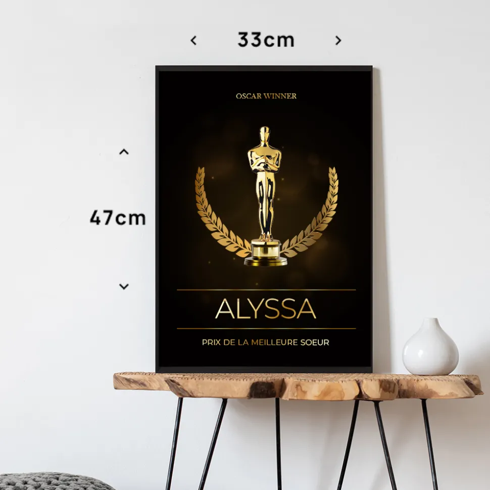 Affiche personnalisée - Oscars