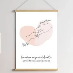 Affiche personnalisée - Première Fête des Grands-mères