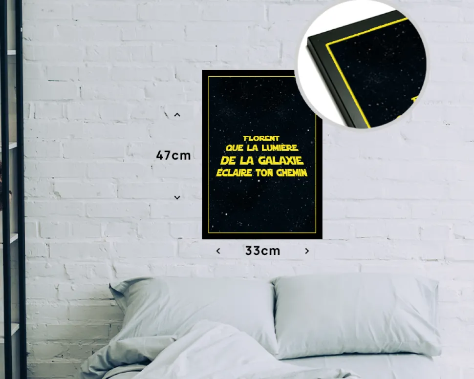 Affiche personnalisée - Star Wars