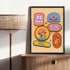Affiche personnalisée - Stickers Rétro