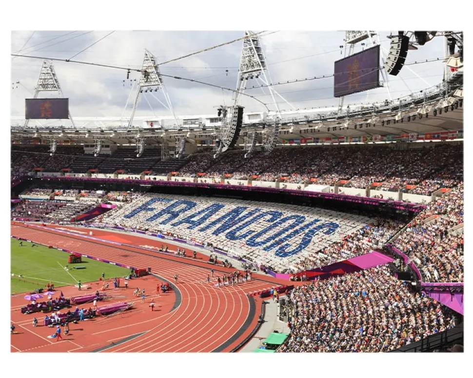 Affiche personnalisée sport - Stade