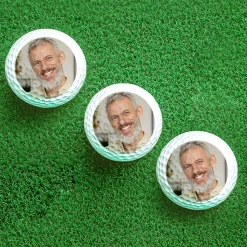 Balles de golf personnalisées (lot de 3) - Photo