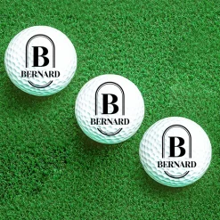 Balles de golf personnalisées (lot de 3) - Prénom