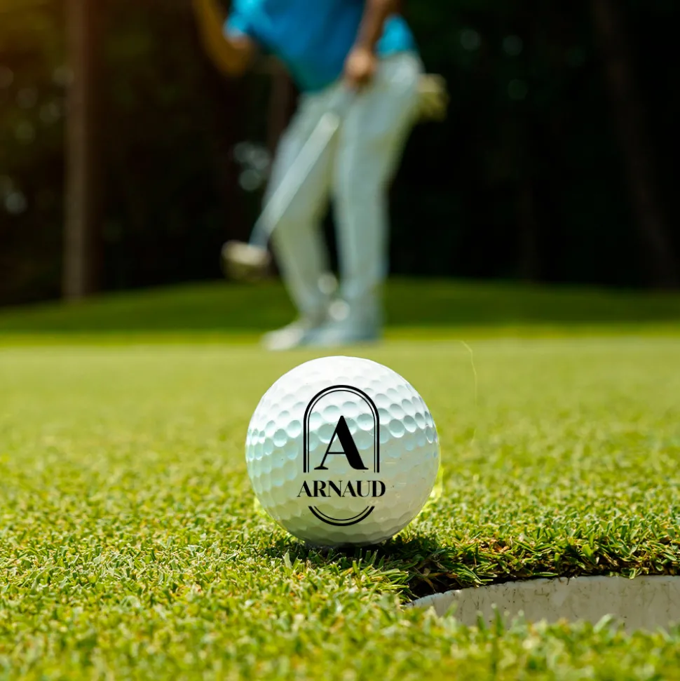 Balles de golf personnalisées (lot de 3) - Prénom