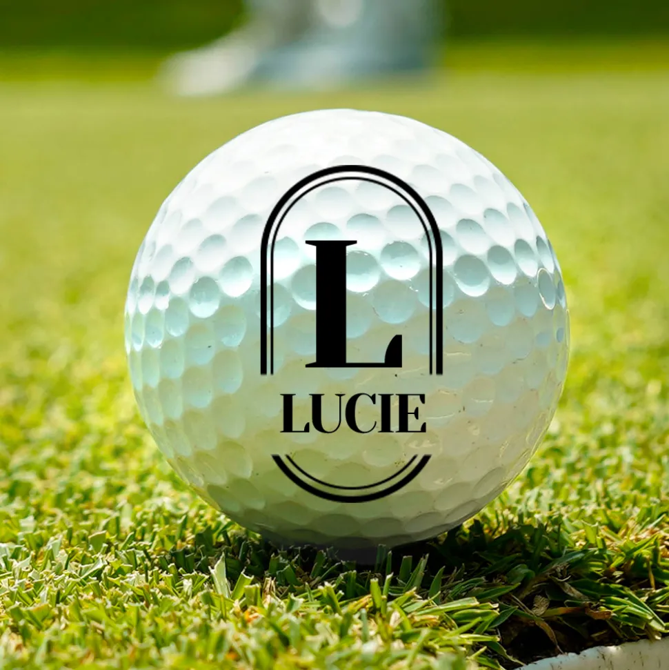 Balles de golf personnalisées (lot de 3) - Prénom