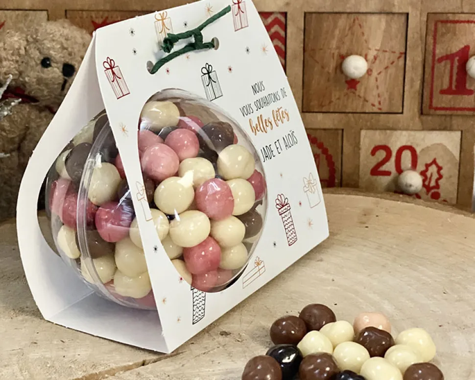 Ballotin de chocolats Noël