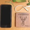 Batterie Externe en bois personnalisable 5000 mAh - Nature Connect