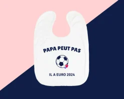 Bavoir bébé personnalisé - Football