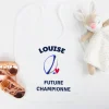 Bavoir bébé personnalisé - Rugby