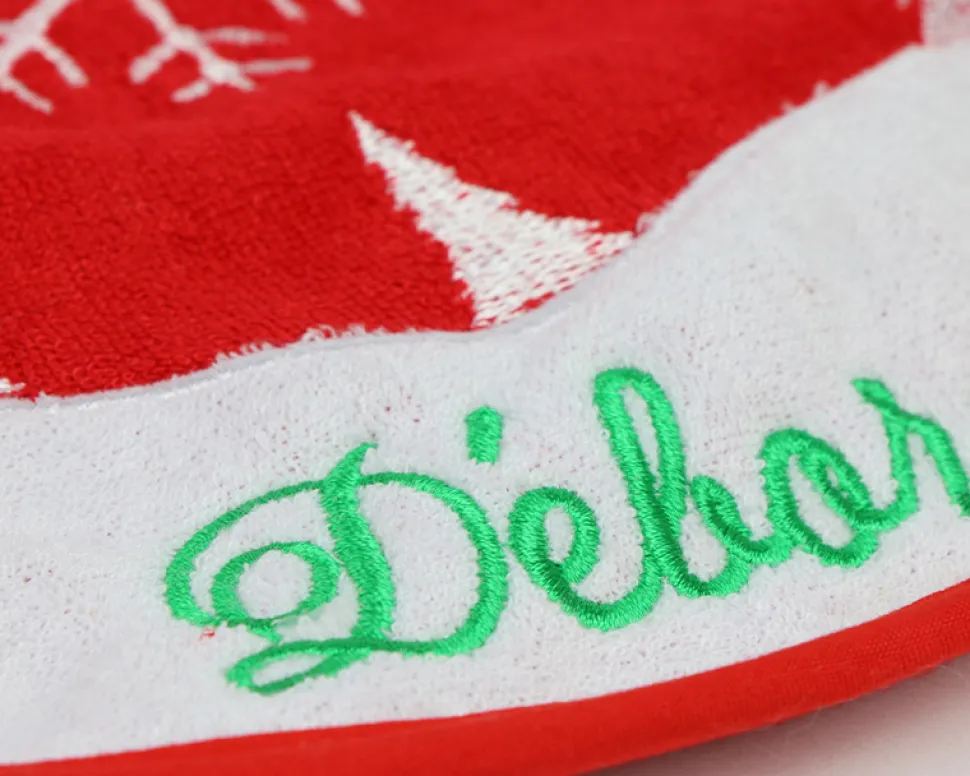 Bavoir personnalisé et brodé pour bébé - Premier Noël