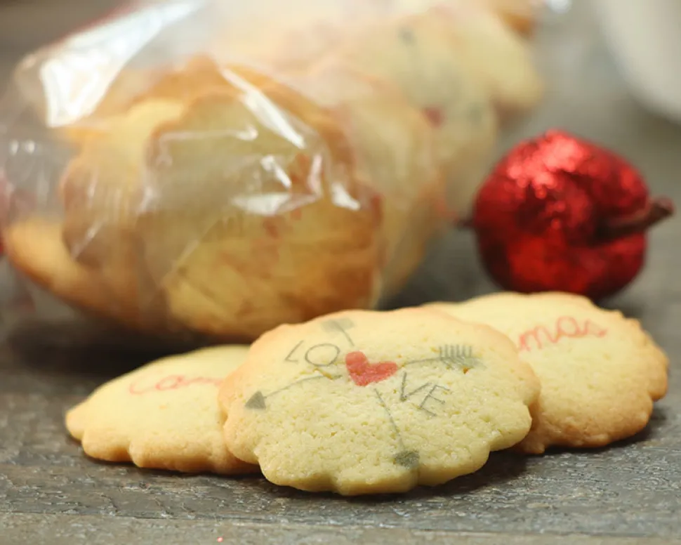 Biscuits Love personnalisés