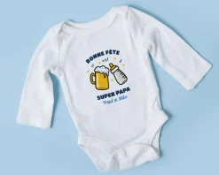 Body bébé personnalisé - Chacun son biberon !