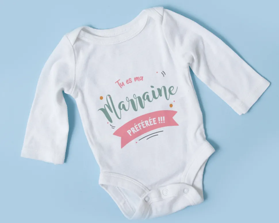 Body bébé personnalisé - Marraine
