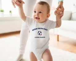 Body bébé personnalisable - Football