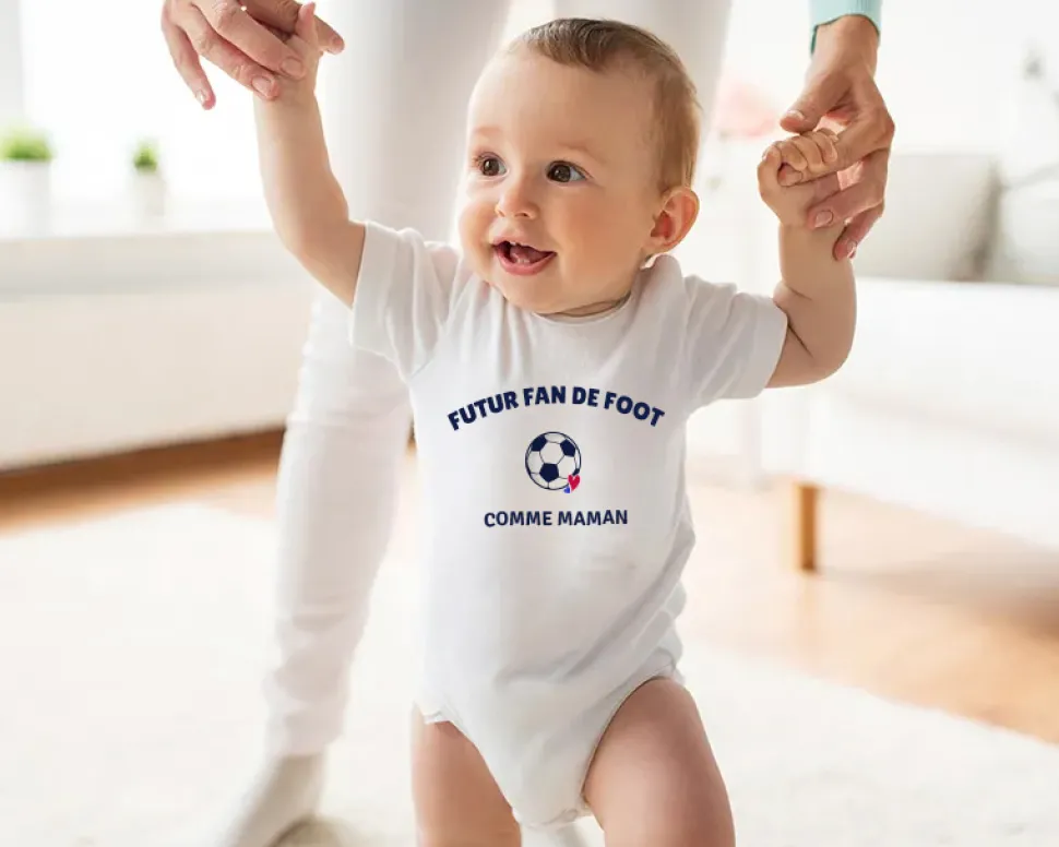 Body bébé personnalisable - Football