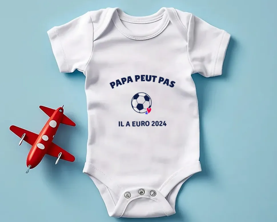 Body bébé personnalisable - Football