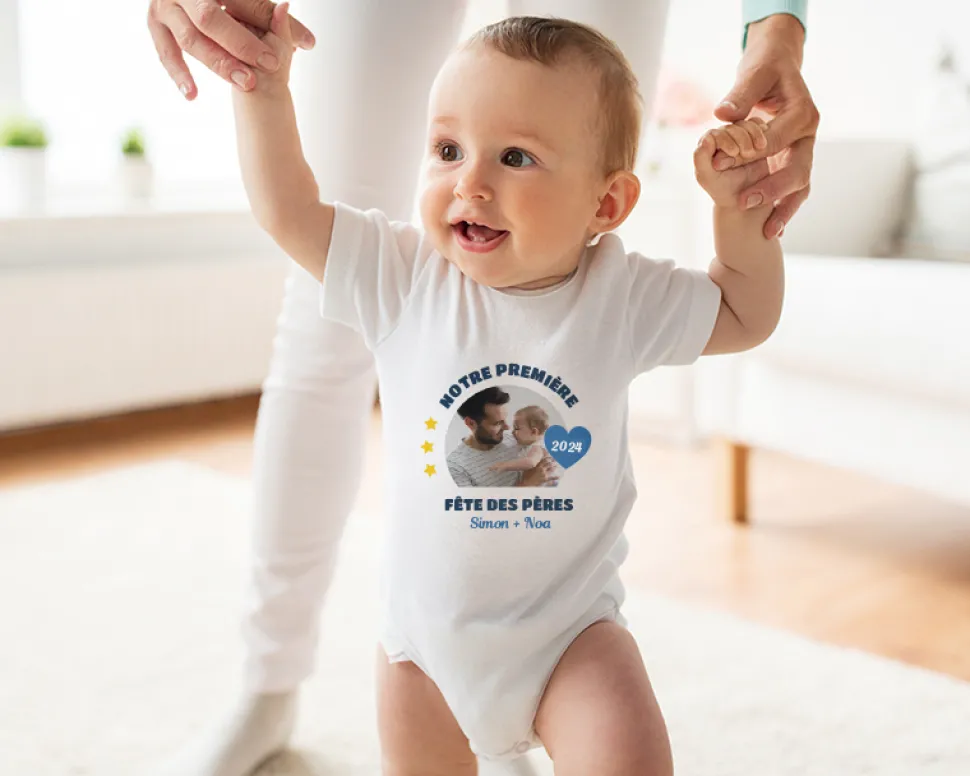 Body bébé personnalisable - Première Fête des Pères