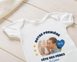 Body bébé personnalisable - Première Fête des Pères