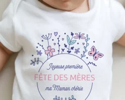 Body bébé personnalisable - Collection Première Fête des Mères