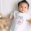 Body personnalisé pour bébé - Naissance - Rose