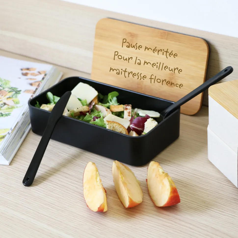 Boite à bento personnalisée - Mots d'enfants pour maitresse