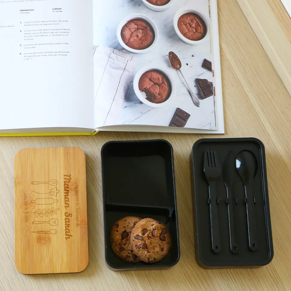Boite à bento personnalisée - Recette du Bonheur