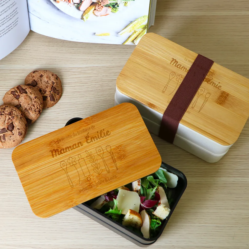Boite à bento personnalisée - Recette du Bonheur