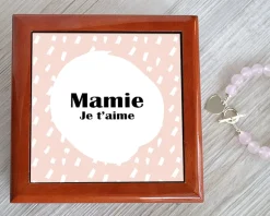 Boite à bijoux Personnalisable - Confettis