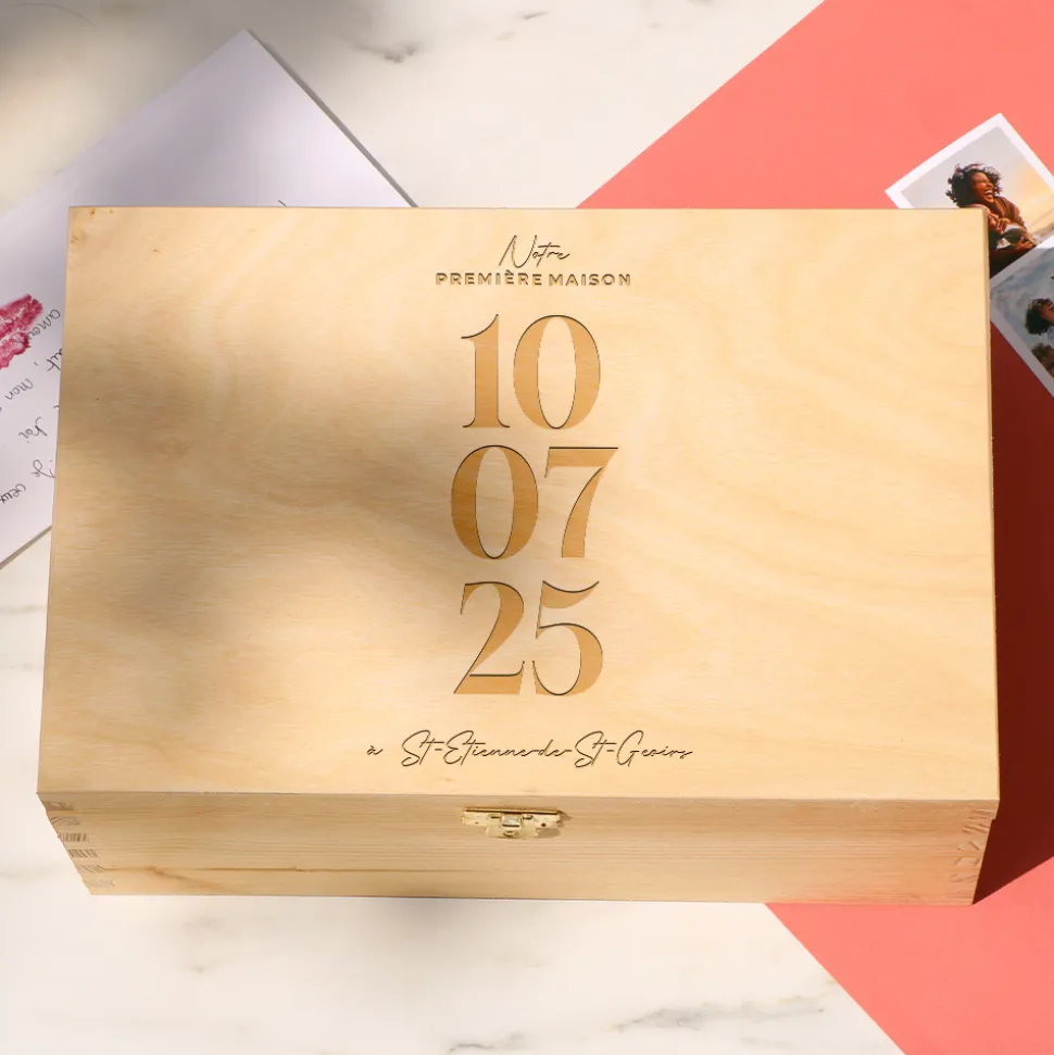 Boite à souvenirs personnalisée - Date Marquante