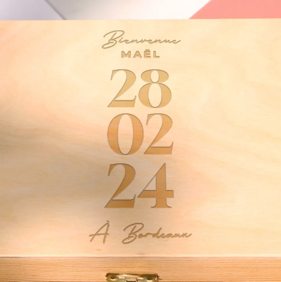 Boite à souvenirs personnalisée - Date Marquante