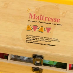 Boite à thé personnalisée - Définition Maitresse
