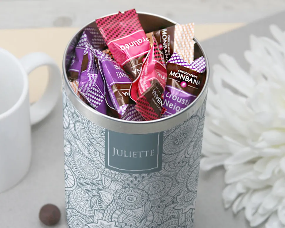 Boite de chocolats Monbana Fleurs
