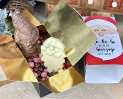 Boite de chocolats personnalisée pour enfants - Père Noël