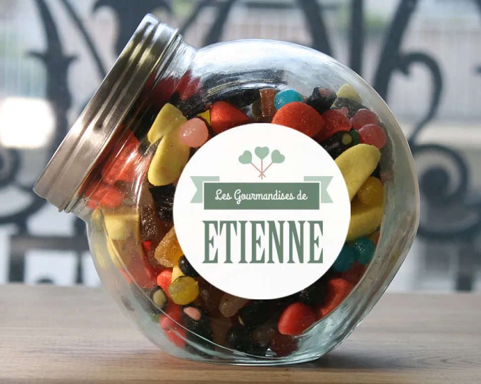 Bonbonnière personnalisable - les Gourmandises de