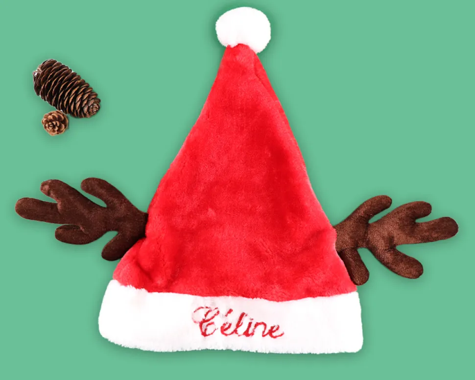 Bonnet de Noël personnalisable pour adulte et enfant