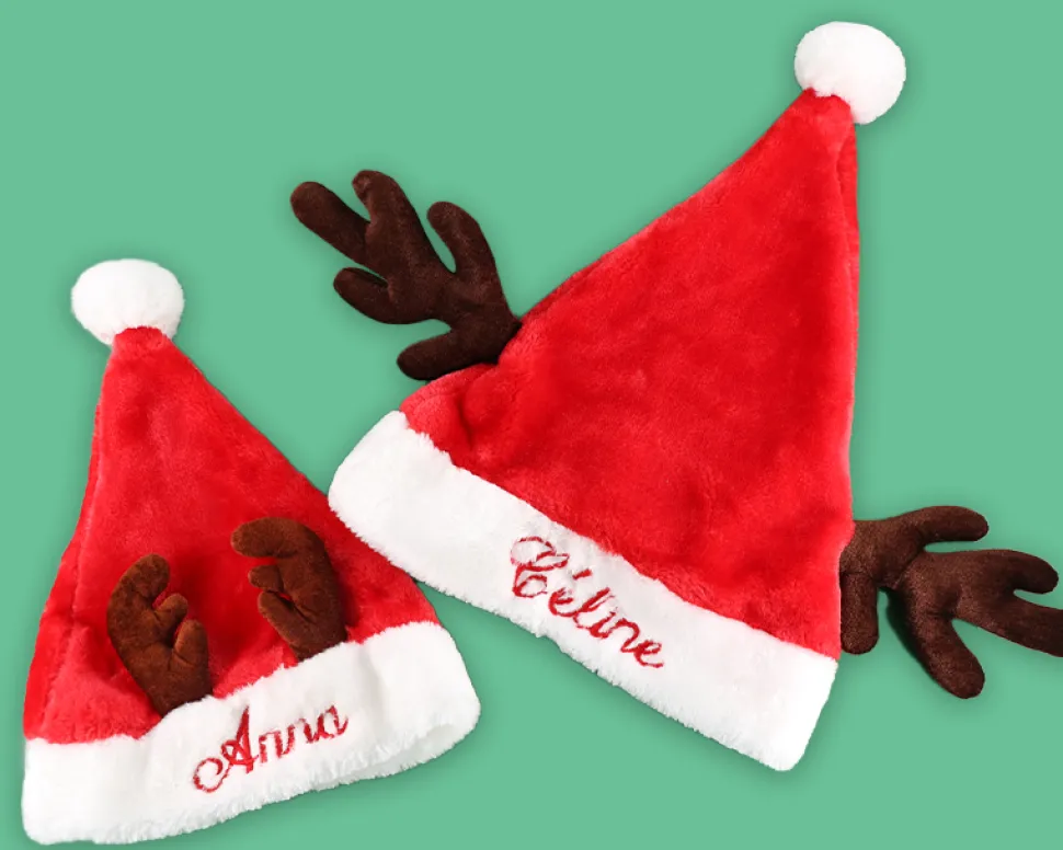 Bonnet de Noël personnalisable pour adulte et enfant