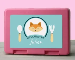 Boîte à goûter Personnalisable - Petit Renard