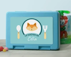 Boîte à goûter Personnalisable - Petit Renard