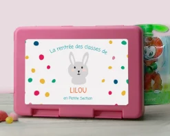 Boîte à goûter personnalisable - Collection Animaux