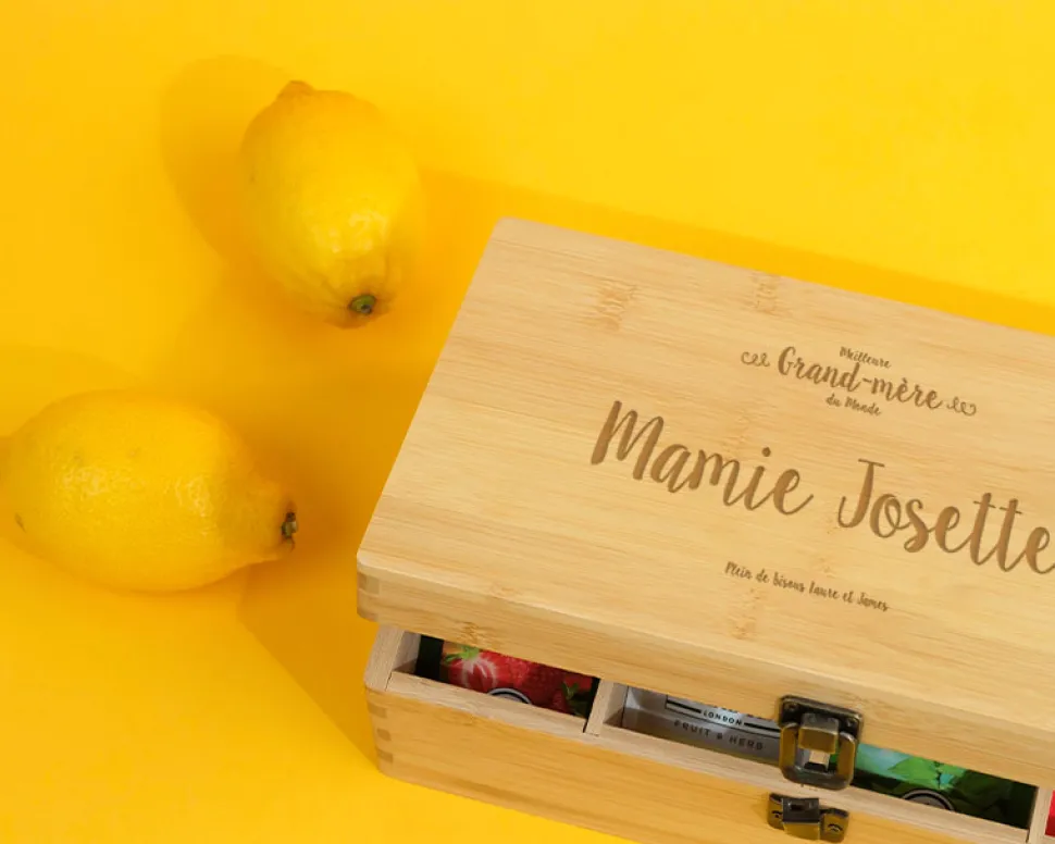 Boîte à thé Meilleure Grand-Mère