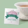 Boîte de 10 sachets de thé bio personnalisables - Maman Fleurie
