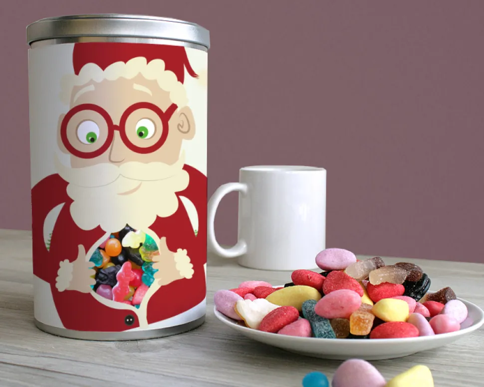 Boîte de bonbons Père Noël - Haribo