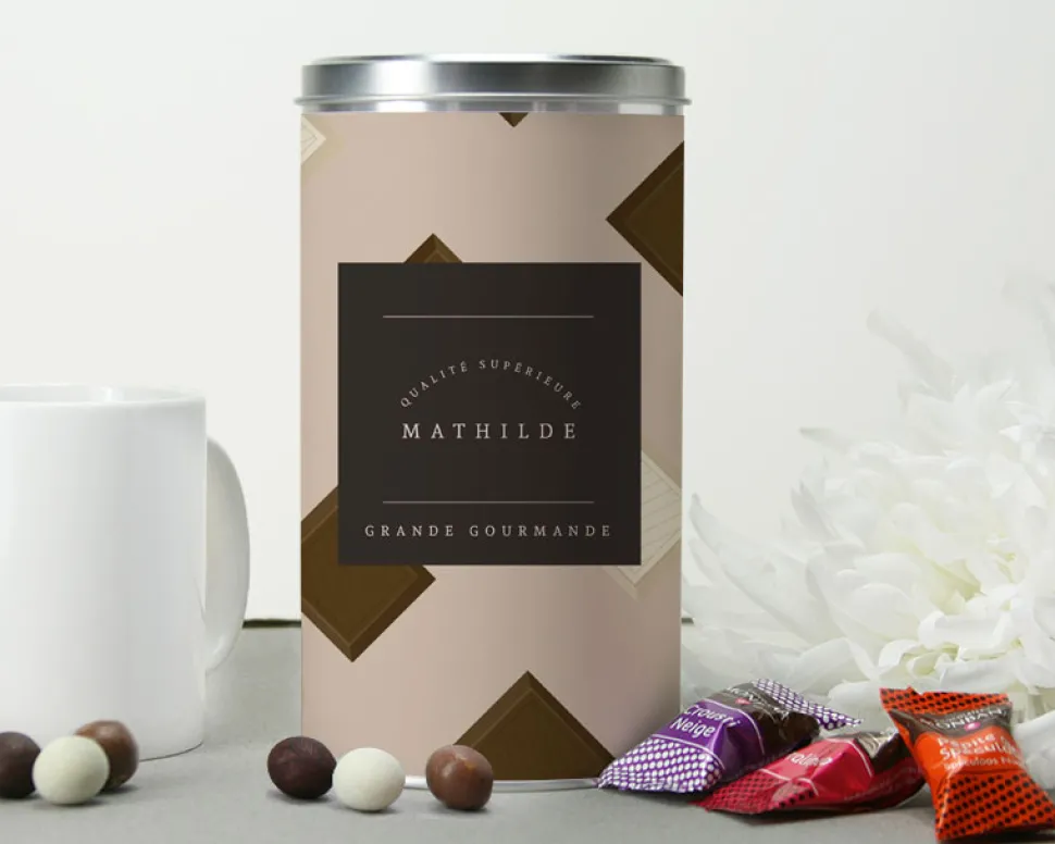 Boîte de chocolat Monbana Message