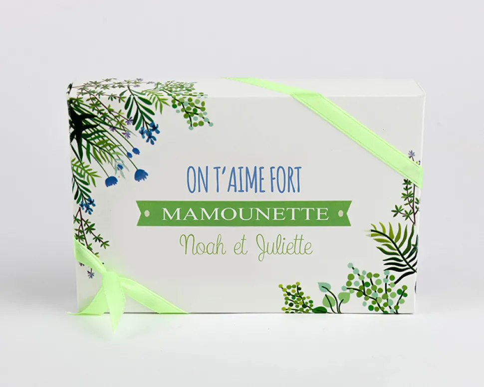 Boîte de chocolats Personnalisable - Collection Fleurie